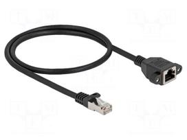 Extender Ethernet | S/FTP | Cat 6a | RJ45 socket,RJ45 plug | 0.5m