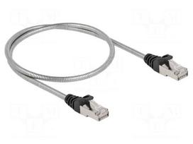 Patch cord | U/FTP | Cat 6a | RJ45 plug,both sides | Cu | 0.5m | LSZH