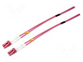 Fiber patch cord | OM4 | LC/UPC,both sides | 10m | 50/125um | LSZH