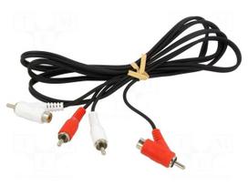 Cable | RCA socket x2,RCA plug x2,both sides | 1.5m