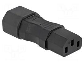 Adapter | IEC C13 female,IEC C14 male | straight | 10A | 250V