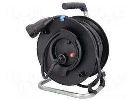 Extension lead | H07RN-F | 3G2.5mm2 | 25m | rubber | black | 16A
