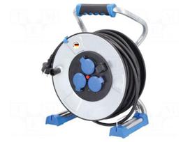 Extension lead | H07RN-F | 3G1.5mm2 | 40m | rubber | black | 16A