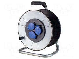 Cable reel | CEE 7/3 (F) socket | Sockets no: 3 | 16A | IronCoat