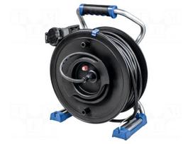 Extension lead | H07RN-F | 3G2.5mm2 | 25m | rubber | black | Xperts | 16A