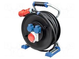 Extension lead | H07RN-F | 5G2.5mm2 | 30m | rubber | black | Xperts | 16A