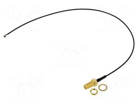 Cable | 0.3m | AMC female,RP-SMA male | angled,straight