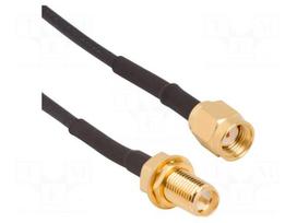 Cable | 0.5m | RP-SMA male,RP-SMA female | straight | 50Ω