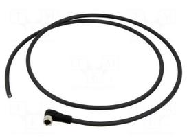 Cable: for sensors/automation | PIN: 6 | M8 female | angled | 1m | plug