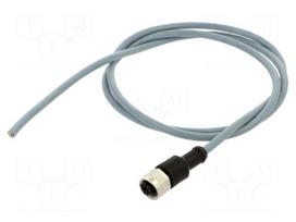 Cable: for sensors/automation | PIN: 4 | M12 female | straight | 1m