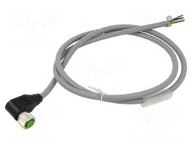 Cable: for sensors/automation | PIN: 5 | M12 female | angled | 1m | plug