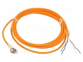 Cable: for sensors/automation | PIN: 4 | M12 female angled | 5m