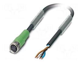 Cable: for sensors/automation | PIN: 4 | M8 female | straight | 10m