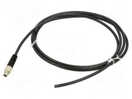 Cable: for sensors/automation | PIN: 2 | male | shielded,with leads
