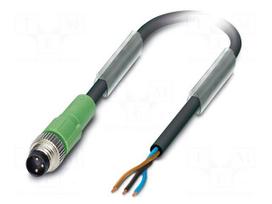 Cable: for sensors/automation | PIN: 3 | M8 male | straight | 10m | plug