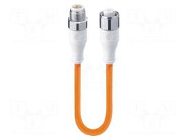 Cable: for sensors/automation | M12 | PIN: 4 | 10m | plug | 230VDC | 4A
