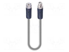 Cable: for sensors/automation | M12 | PIN: 5 | 0.3m | plug | 60VDC | 50VAC