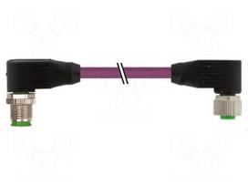 Cable: for sensors/automation | M12 | PIN: 5 | 5m | 60VDC | 60VAC | 4A