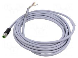 Cable: for sensors/automation | PIN: 8 | M12 male | straight | 5m | plug