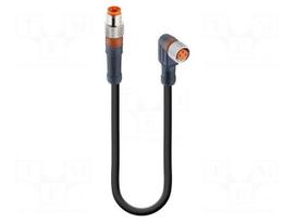 Cable: for sensors/automation | M8 | PIN: 3 | 3m | plug | 60VDC | 50VAC | 4A