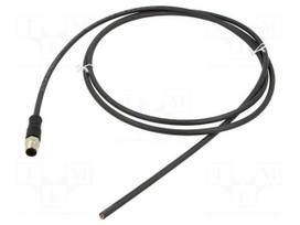 Cable: for sensors/automation | PIN: 8 | M12 male | straight | 2m | plug