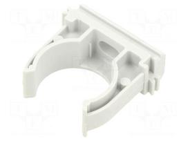 Mounting holder | W: 13mm | polymer | -5÷60°C | Grip capac: max.25mm