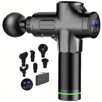 30 Level Massage Gun Fascia Deep Muscle Relax Body Neck Massager Electric Fitness Equipment Noise Reduction Male Female Type c charge juoda