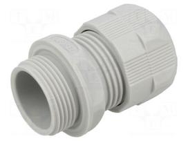 Cable gland | without nut | M25 | 1.5 | IP68 | PA | grey