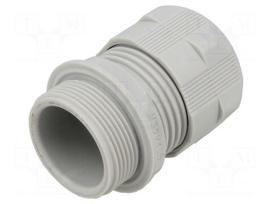 Cable gland | without nut | M32 | 1.5 | IP68 | PA | grey