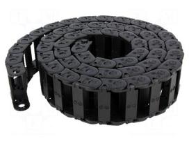 Cable chain | E2.10 | Bend.rad: 18mm | L: 1000mm | Int.height: 10mm