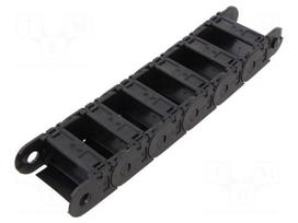 Cable chain | 2450 | Bend.rad: 75mm | L: 1012mm | Int.height: 25mm