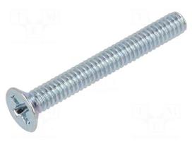 Screw | M2x16 | Head: countersunk | Phillips | PH1 | steel | zinc | DIN 965