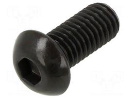 Screw | M8x18 | 1.25 | Head: button | hex key | HEX 5mm | steel | ISO 7380