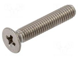 Screw | M3x16 | Head: countersunk | Phillips | PH1 | A2 stainless steel