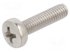 Screw | M4x16 | Head: button | Phillips | PH2 | A2 stainless steel