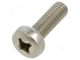 Screw | M6x20 | Head: button | Phillips | PH3 | A2 stainless steel