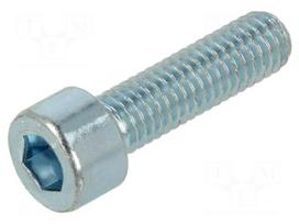 Screw | M6x22 | 1 | Head: cheese head | hex key | HEX 5mm | steel | zinc