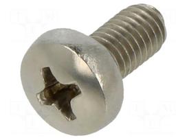 Screw | M5x10 | Head: button | Phillips | PH2 | A2 stainless steel
