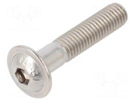 Screw | M8x40 | 1.25 | Head: button | hex key | 5mm | A2 stainless steel