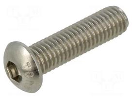 Screw | M8 | M8x30 | Head: button | hex key | HEX 5mm | ISO 7380-1