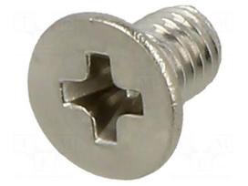 Screw | M3x5 | Head: countersunk | Phillips | PH1 | A2 stainless steel