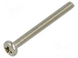 Screw | M2x20 | Head: button | Phillips | PH1 | A2 stainless steel