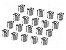 Threaded insert | steel | M6 | for thread repair | 20pcs.