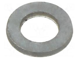 Washer | round | M6 | D=12mm | h=1.6mm | steel | Plating: none