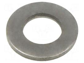 Washer | round | M10 | D=20mm | h=2mm | steel | Plating: none