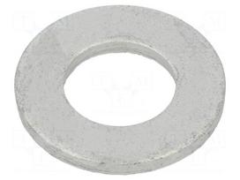 Washer | round | M10 | D=20mm | h=2mm | steel | DIN 125A | Hardness: 140 HV