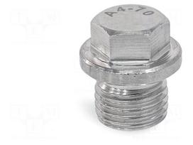 Hexagon head screw plug | without seal | Thread: M18 | Pitch: 1.5