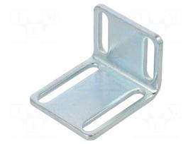 Angle bracket | for profiles | steel | 30mm