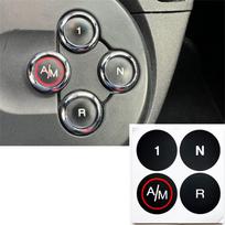 For Fiat 500 MTA Gearbox Worn Peeling Button Fix Repair Decals Stickers