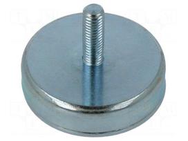 Magnet: permanent | hard ferrite | 78N | Ø: 32mm | H: 7mm | steel